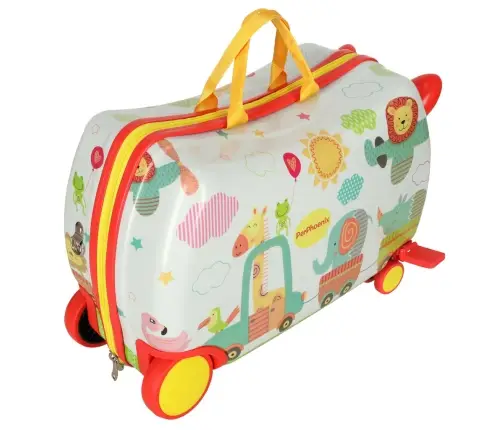 Bērnu ceļojuma koferis uz riteņiem astoņkājis