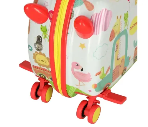 Bērnu ceļojuma koferis uz riteņiem astoņkājis