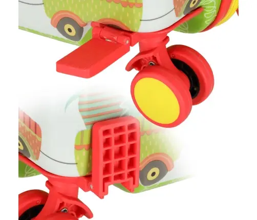 Bērnu ceļojuma koferis uz riteņiem astoņkājis