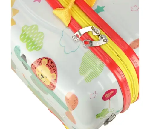 Bērnu ceļojuma koferis uz riteņiem astoņkājis