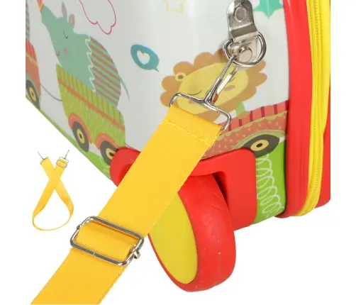 Bērnu ceļojuma koferis uz riteņiem astoņkājis