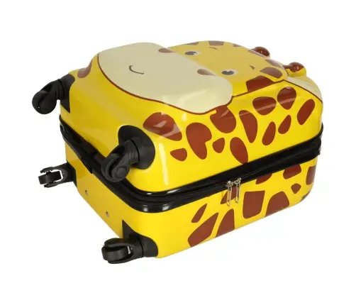 Bērnu ceļojumu koferis uz riteņiem ar žirafi