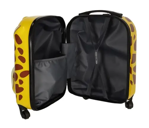 Bērnu ceļojumu koferis uz riteņiem ar žirafi