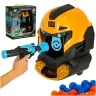 Mērķa šaušanas robota galvas arcade spēle komplekts pistole + bumbiņas