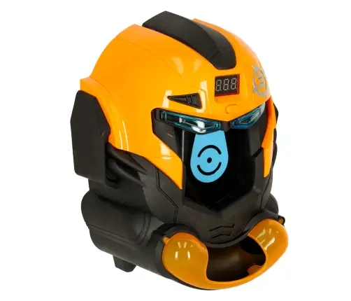 Mērķa šaušanas robota galvas arcade spēle komplekts pistole + bumbiņas