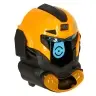 Mērķa šaušanas robota galvas arcade spēle komplekts pistole + bumbiņas