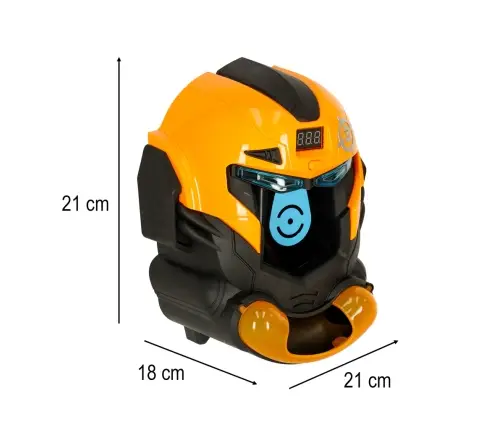 Mērķa šaušanas robota galvas arcade spēle komplekts pistole + bumbiņas