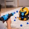 Mērķa šaušanas robota galvas arcade spēle komplekts pistole + bumbiņas