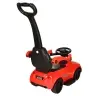 3-in-1 auto ratiņi ar skaņu, gaismām, sarkanā krāsā