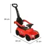 3-in-1 auto ratiņi ar skaņu, gaismām, sarkanā krāsā