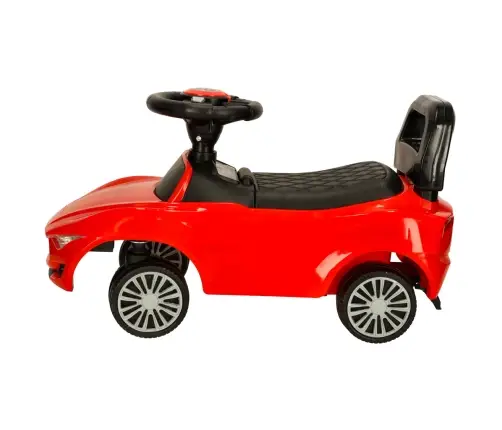 Bērnu ratiņi ar skaņu un gaismām sarkans
