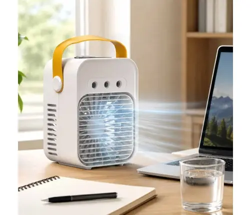 Gaisa kondicionieris ventilators mitrinātājs sudrabs