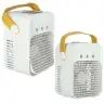 Gaisa kondicionieris ventilators mitrinātājs sudrabs