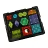 3D būvniecības magnētiskie ķieģeļi LED spīd 32 el.