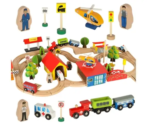 Koka vilciena lokomotīve pilsēta 69el