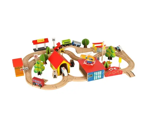 Koka vilciena lokomotīve pilsēta 69el