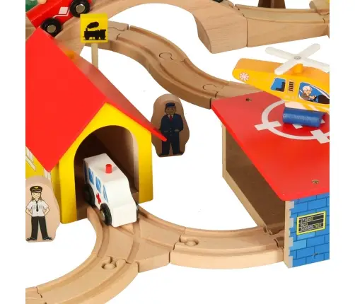 Koka vilciena lokomotīve pilsēta 69el