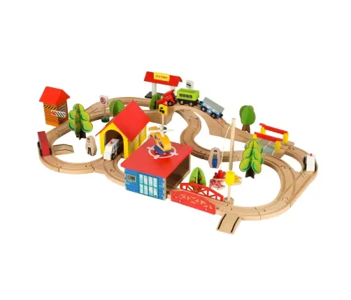 Koka vilciena lokomotīve pilsēta 69el