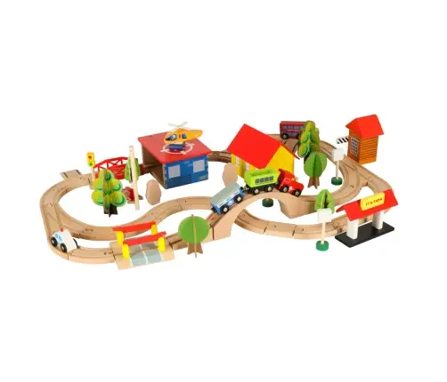 Koka vilciena lokomotīve pilsēta 69el