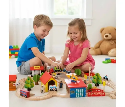 Koka vilciena lokomotīve pilsēta 69el