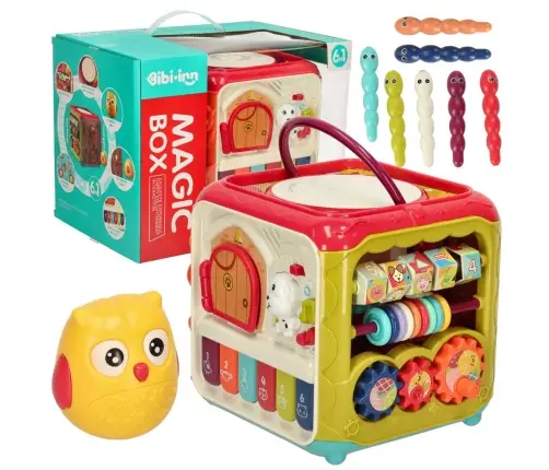 Sensorā rotaļlieta bērniem kubs 6in1