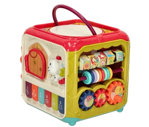 Sensorā rotaļlieta bērniem kubs 6in1