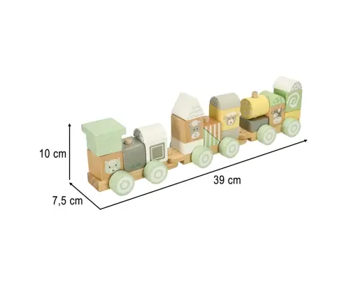 Lulilo Train koka vilciena pastelis