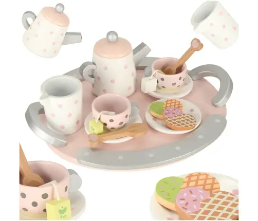 Lulilo Kafijas tējas servīzes koka komplekts