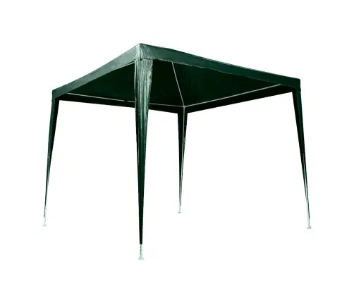 Telts dārza ballīšu paviljons komerciāla lapene zaļa 2,5 x 2,5 m