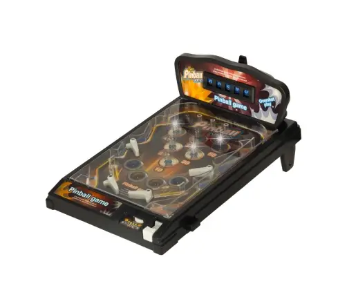 Pinball flipper arkādes spēļu galds ar apgaismojumu un mūziku
