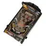 Pinball flipper arkādes spēļu galds ar apgaismojumu un mūziku