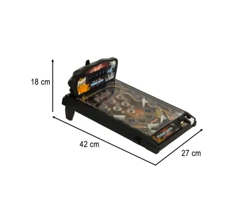 Pinball flipper arkādes spēļu galds ar apgaismojumu un mūziku