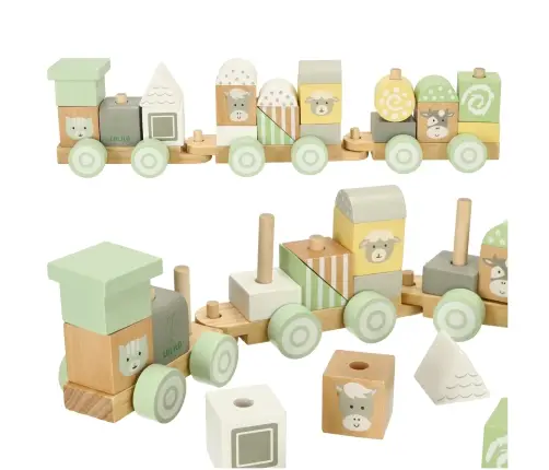 Lulilo Train koka vilciena pastelis