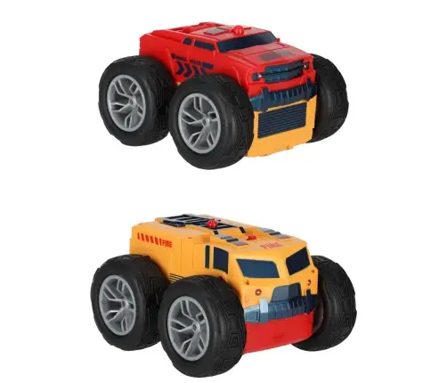 RC Revolt 2 Sided Rescue Racer zils tālvadības auto