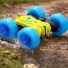 RC Revolt Flip Speeder tālvadības automašīna ar kvēlojošiem riteņiem