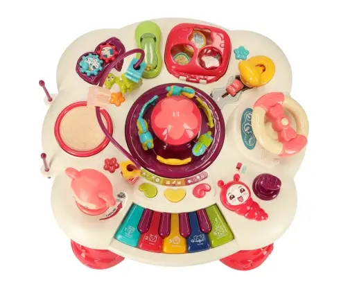 Izglītojošs interaktīvs galds bērniem ar skaņu sarkans