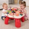 Izglītojošs interaktīvs galds bērniem ar skaņu sarkans