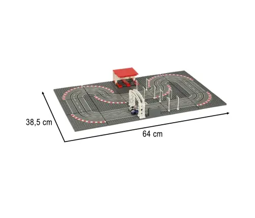 Policijas auto sacīkšu trase 64x38.5cm