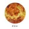 Planet mars oranžs 32cm cenu pulkstenis