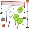 Sporta komplekts 5in1 badmintons basketbols volejbols teniss frisbijs