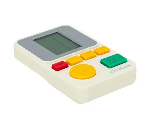 Elektronisko arkādes spēļu portatīvā konsole balta