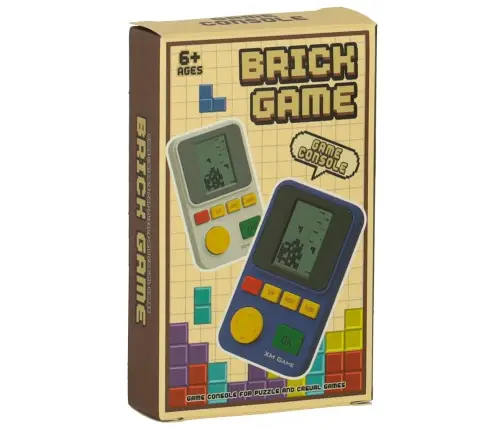 Elektronisko arkādes spēļu portatīvā konsole balta