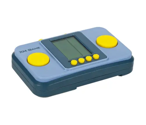 Elektronisko arkādes spēļu pārnēsājamā konsole pelēkā krāsā