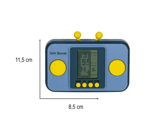 Elektronisko arkādes spēļu pārnēsājamā konsole pelēkā krāsā