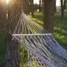 Dārza šūpuļtīkls boho tīkliņš 200cm pelēks