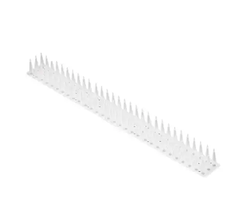 Baložu spīles putnu aizbāzni plastmasas blīvs blīvs balts 8el. 43 cm