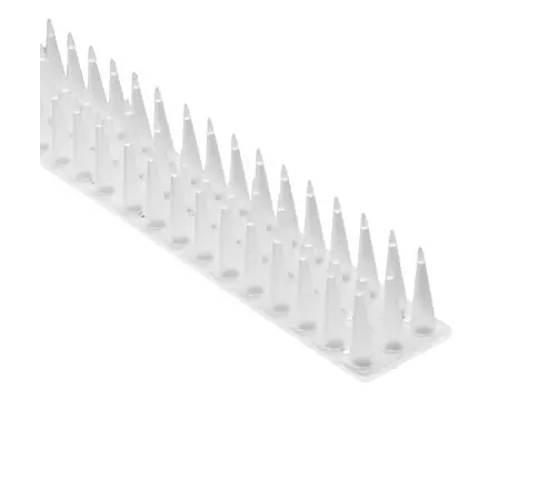 Baložu spīles putnu aizbāzni plastmasas blīvs blīvs balts 8el. 43 cm