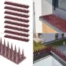 Baložu spīles putnu aizbāzni plastmasas blīvs blīvs brūns 8el. 43 cm