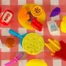 Piknika grozs ātrā ēdināšana pica burgeru ēdiens pārtika piknika uzkodas