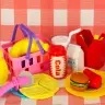 Piknika grozs ātrā ēdināšana pica burgeru ēdiens pārtika piknika uzkodas